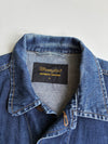 Wrangler Authentic Western Dark Wash Denim Trucker Jacket (XL)