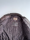 90s Armani Jeans (AJ) Vintage Brown Leather A-2 Style Flight Bomber Jacket (M/L)