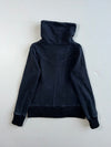 Vintage Big Train Crest Embroidered Funnel-Neck Zip Jacket (XS)