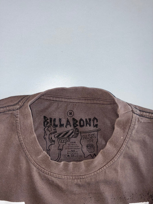 Billabong Rising Sun Graphic T-Shirt – Faded Brown (M)