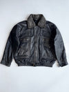 ZSuper Premium Original Heavy Leather Jacket (2XL)