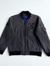 Frank Stone Charcoal Bomber Jacket with Patches (M )