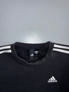 Adidas | Essentials 3-Stripes Crewneck Sweatshirt | Black (M)