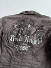 Sublevel Rock Angel Brown Military Cargo Jacket Women’s (Xs)