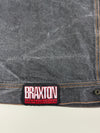 Vintage Braxton Black Denim Oversized Trucker Jacket (XL/2XL)
