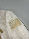 Blackyak Cream Sherpa Fleece Zip-Up Hoodie (S)