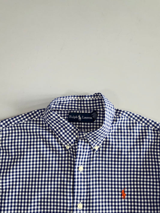 Ralph Lauren Navy Gingham Check (L)