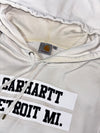 Carhartt “Detroit MI” Graphic Hoodie – Off-White/Cream (M)