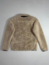 Columbia Sportswear Beige Sherpa Fleece Zip-Up Jacket  (S)