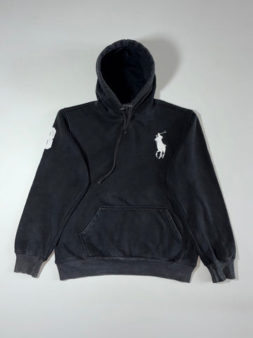 Polo Ralph Lauren Big Pony Hoodie – Black, Custom Fit, Men’s (XL)