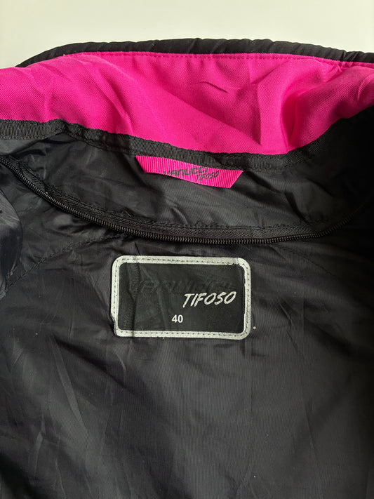 Vanucci Tifoso Women's Black & Pink Motorcycle Riding Jacket (M)