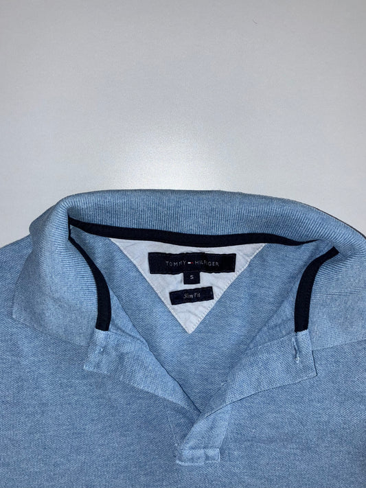 Tommy Hilfiger Vintage Sky Blue Polo T-Shirt (M)