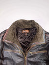 Danier Shearling Collar Leather Jacket (XL/2Xl)