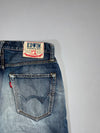 Edwin Japan Distressed Blue Denim Jeans (W:32|L:40)
