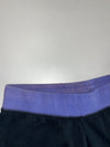 Nike Black/Purple Colourblock Track Pants Elastic(W:26|L:41)