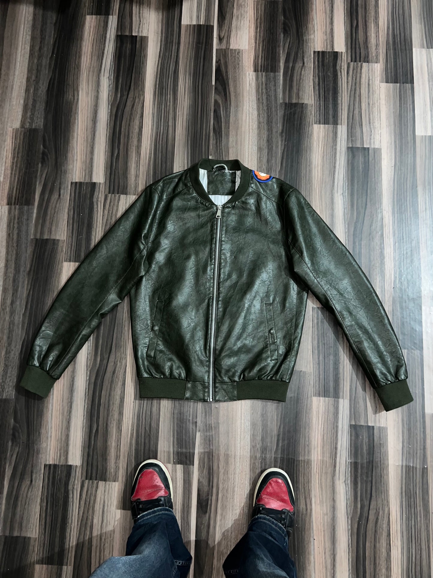 ZSUPER premium Green leather(BOGO) S/M
