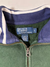Vintage Polo Ralph Lauren Green Quarter Zip Sweatshirt (XL)