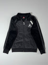 Le Coq Sportif Velour Track Jacket – Black, Vintage Style (S)