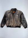 ZRare Vintage 90s Planet Hollywood Genuine Leather Bomber (L/XL)