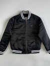 Remix | “Strive for Glory” Quilted Satin Varsity Reversible Bomber (S)