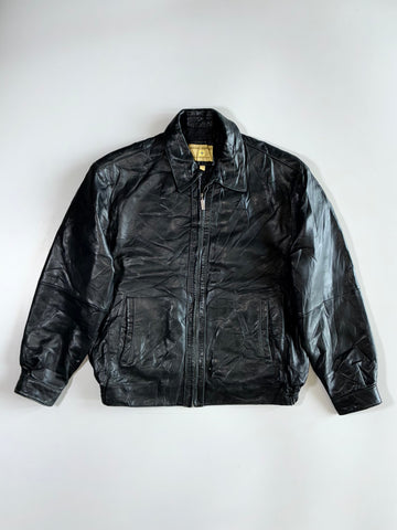 Boston Harbour Premium Original Pure Leather Jacket(XL)