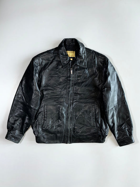 Boston Harbour Premium Original Pure Leather Jacket(XL)