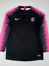 Nike PSG Paris Saint-Germain 2018/19 Black & Pink Vaporknit Drill Top – Quarter Zip (L)