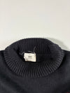 Ami Paris Ami de Coeur Black Turtleneck Sweater – Red Heart Logo (XL)