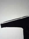 Vintage Tommy Jeans Black Flag Logo Hoodie Dress Women's (M/L)
