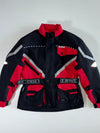 Cycle Spirit Red & Black Reflective Touring Jacket Padded (M/L)