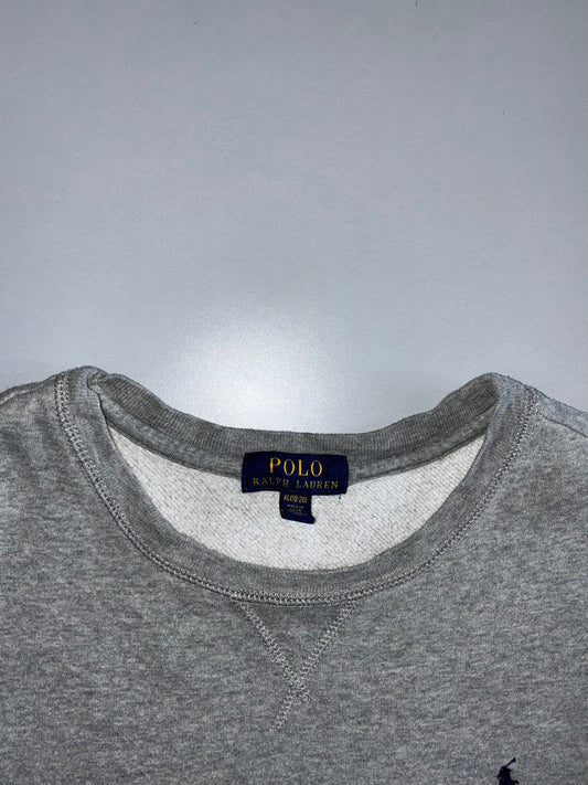 Polo Ralph Lauren Classic Crewneck Sweatshirt | Heather Grey (L)