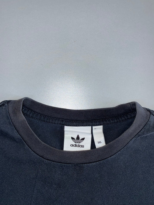 Adidas Originals Vintage Black Shadow Trefoil T-Shirt (XL)