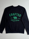 Jeep Spirit | Black Green "Crafted" Bear Graphic Sweatshirt  (M)