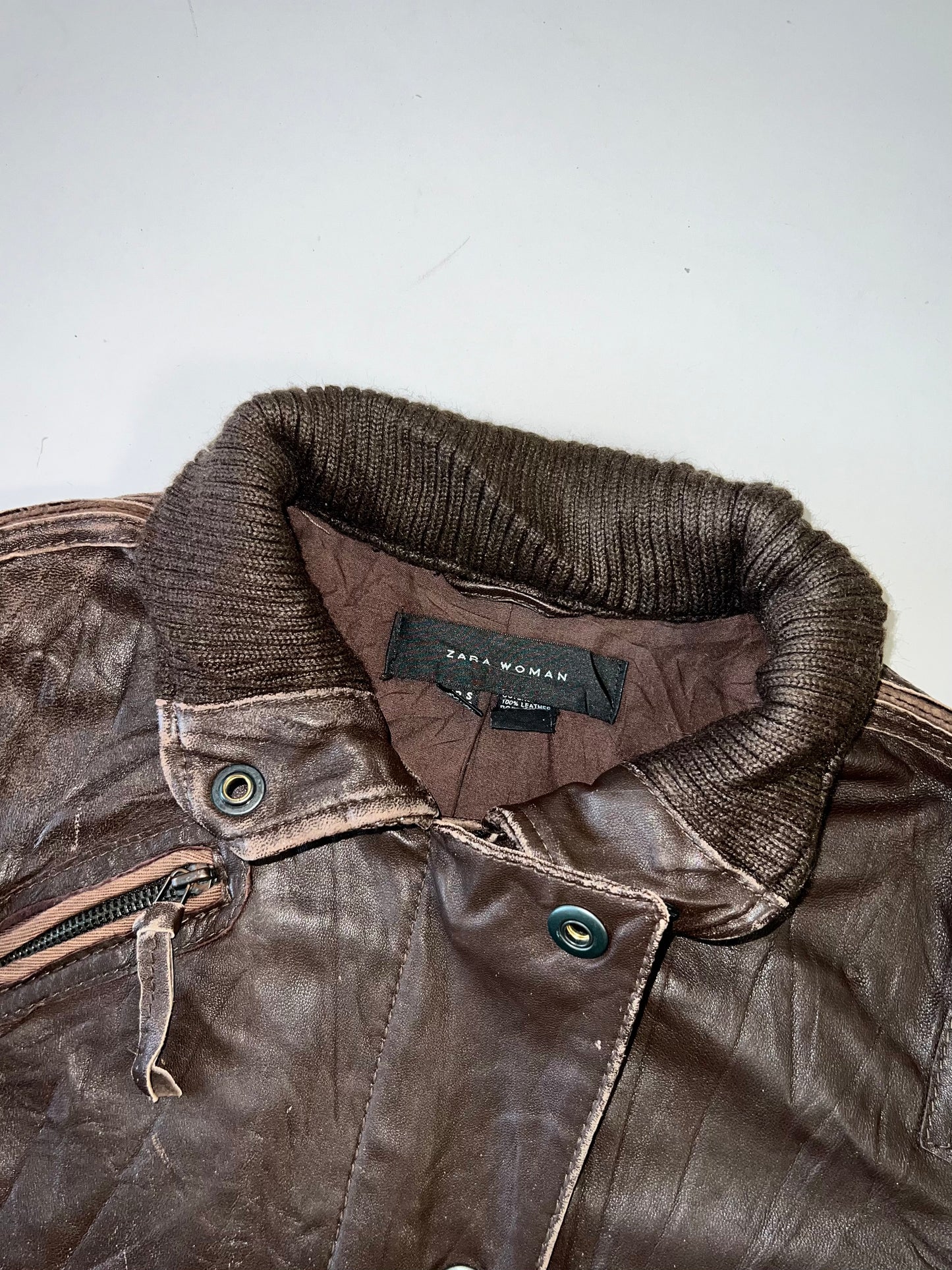 !                                                                                                               Zara Womens Original Leather (XS)