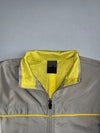 Nike Dri-Fit Beige & Yellow Accent Windbreaker Jacket (M)