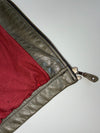 Vintage Levi’s Olive Leather Jacket (XL)