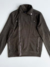 Zara Man  Biker Style Sweat Jacket Olive Green (M)