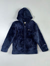 Champion Navy Sherpa Fleece Zip Hoodie (S)