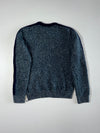 Lacoste Made in France | Charcoal Marl Striped Sleeve Knit | (XS/S)