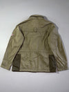 Vintage Jeep Spirit Olive M-65 Style Field Jacket with Patches (M/L)