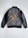 Vintage Super Premium Original Varsity Jacket W/ Leather Sleeve (XS)