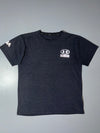 Under Armour | Black Heather Run Logo T-Shirt | (L)