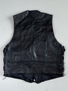 Super Premium Original Bomber Leather Vest (XL)
