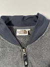 The North Face Grey Fleece Bomber Zip Jacket (L)