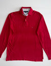 Tommy Hilfiger | Red Longsleeve Polo | (L)