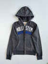 Hollister “Destroyers” Grey Zip-Up Hoodie (S)