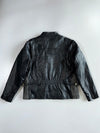 USA Bikers Dream Apparel Real Leather Moto Jacket (Xl)