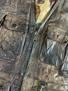 Trapper Distressed Multi-Pocket Leather Utility Vest (L)