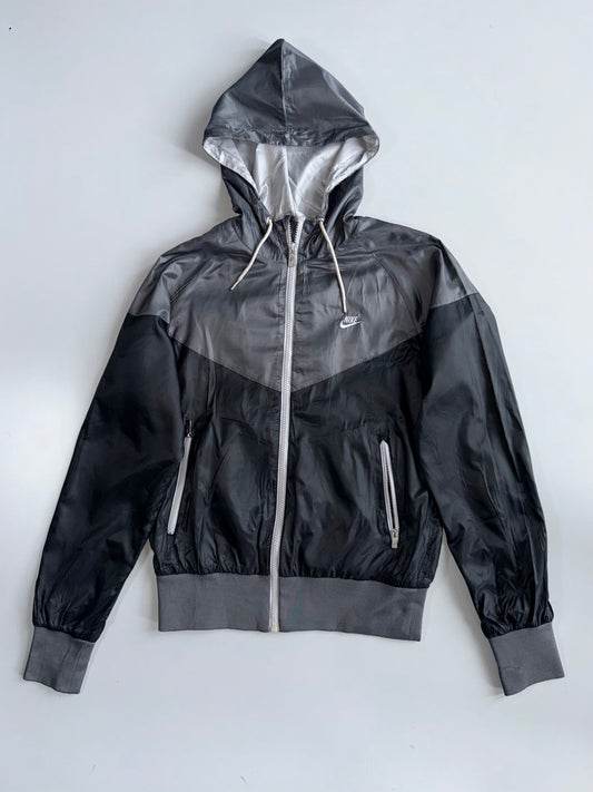 Nike Windrunner Hooded Jacket | Grey Black | (S)