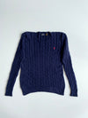 Polo Ralph Lauren Cable Knit Sweater – Navy (S)